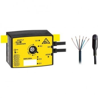 Активный распределитель ASi Safety BIHL+WIEDEMANN IP54 1 вход/2 канала AKTIVER-VERTEILER-ASI-SAFETY,-IP54,-1SE/2A