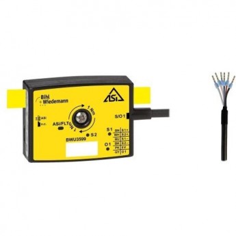 Активный распределитель ASi Safety BIHL+WIEDEMANN IP67 с 1 входом Safety и 1 адресом AKTIVER-VERTEILER-ASI-SAFETY,-IP67,-1SE/1A