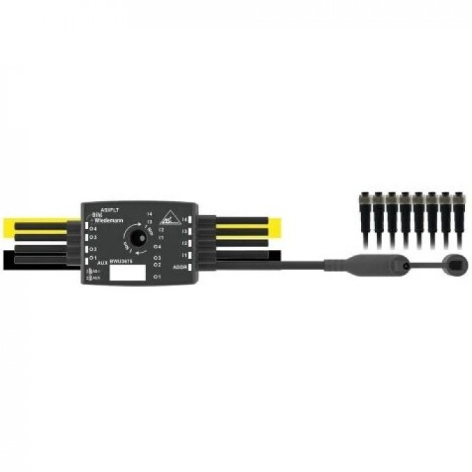 Активный распределитель AS-Interface BIHL+WIEDEMANN IP54 4 входа/4 выхода AKTIVER-VERTEILER-ASI,-IP54,-4E/4A