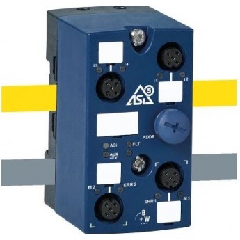 Модуль ASi-5 для мотор-роликов BIHL+WIEDEMANN 48 В, 2 привода/4 входа ASI-5-MOTORMODUL,-IP67,-M12-F?R-48-V-MOTORROLLEN,-2M/4E
