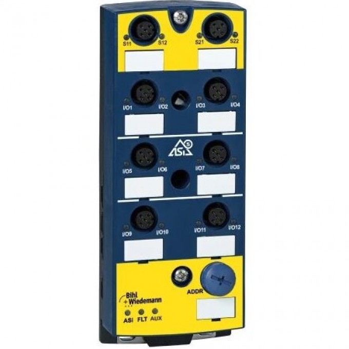 Модуль ввода ASi-5 Safety BIHL+WIEDEMANN для безопасных систем ASI-5-SAFETY-EINGANGSMODUL,-IP67,-M12,-4SE/12E/A