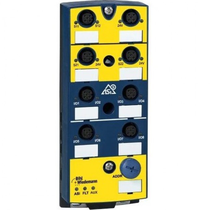 Модуль безопасности ASi-5 Muting BIHL+WIEDEMANN IP67 M12 4SE/8E/A ASI-5-SAFETY-MUTING-MODUL,-IP67,-M12,-4SE/8E/A
