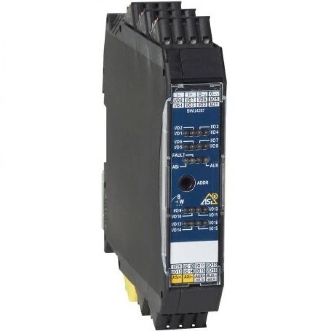 Модуль ввода/вывода ASi-5 самоконфигурируемый BIHL+WIEDEMANN IP20 16E/A ASI-5-SELBSTKONFIGURIERENDES-E/A-MODUL,-IP20,-16E/A
