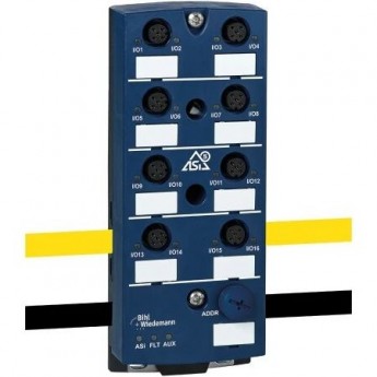 Самоконфигурируемый модуль ввода-вывода ASi-5 BIHL+WIEDEMANN IP67 M12 16E/A ASI-5-SELBSTKONFIGURIERENDES-E/A-MODUL,-IP67,-M12,-16E/A