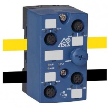 Модуль ввода-вывода ASi-5 самоконфигурируемый BIHL+WIEDEMANN IP67 M12 8E/A ASI-5-SELBSTKONFIGURIERENDES-E/A-MODUL,-IP67,-M12,-8E/A