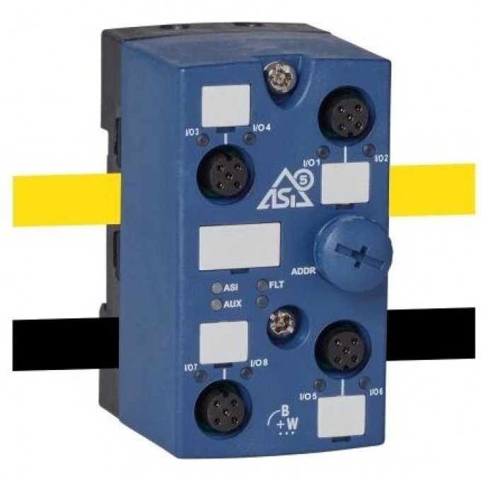 Модуль ввода-вывода ASi-5 самоконфигурируемый BIHL+WIEDEMANN IP67 M12 8E/A ASI-5-SELBSTKONFIGURIERENDES-E/A-MODUL,-IP67,-M12,-8E/A