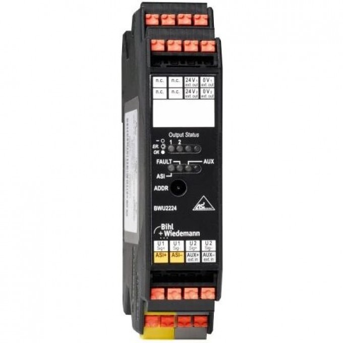 Модуль аналогового вывода ASi BIHL+WIEDEMANN IP20 2x ±10В ASI-ANALOGAUSGANGSMODUL,-IP20,-2AA-(+-10V)