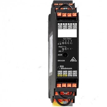 Аналоговый модуль ввода BIHL+WIEDEMANN ASi IP20, 4 входа для термопар Тип K ASI-ANALOGEINGANGSMODUL,-IP20,-4AE-(THERMO.-TYP-K)