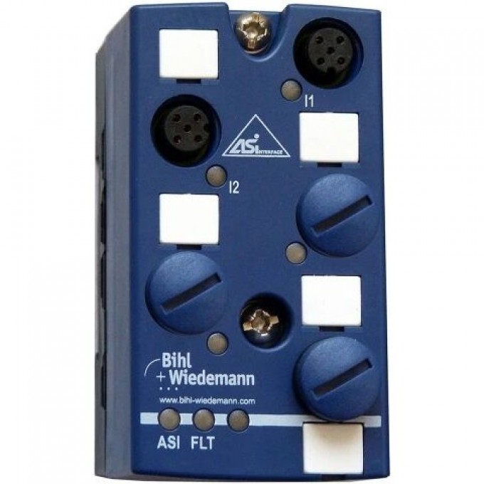 Аналоговый модуль ввода ASi BIHL+WIEDEMANN 2 входа мА M12 ASI-ANALOGEINGANGSMODUL,-IP67,-M12,-2AE-(4…20MA)