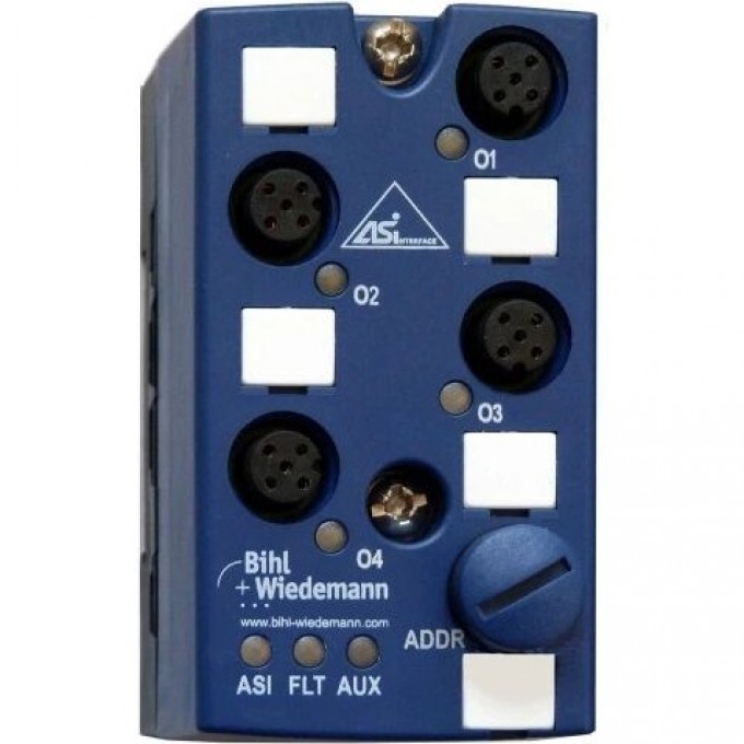 Модуль цифровых выходов ASi BIHL+WIEDEMANN IP67 M12 4A ASI-DIGITALAUSGANGSMODUL,-IP67,-M12,-4A