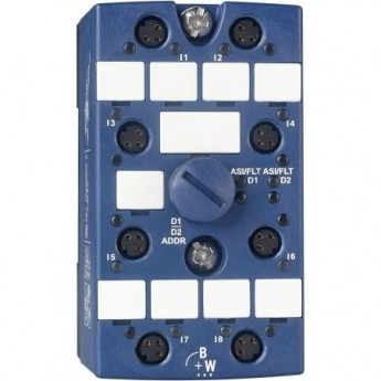 Модуль цифровых входов ASi BIHL+WIEDEMANN IP67 M8 8E ASI-DIGITALEINGANGSMODUL,-IP67,-M8,-8E
