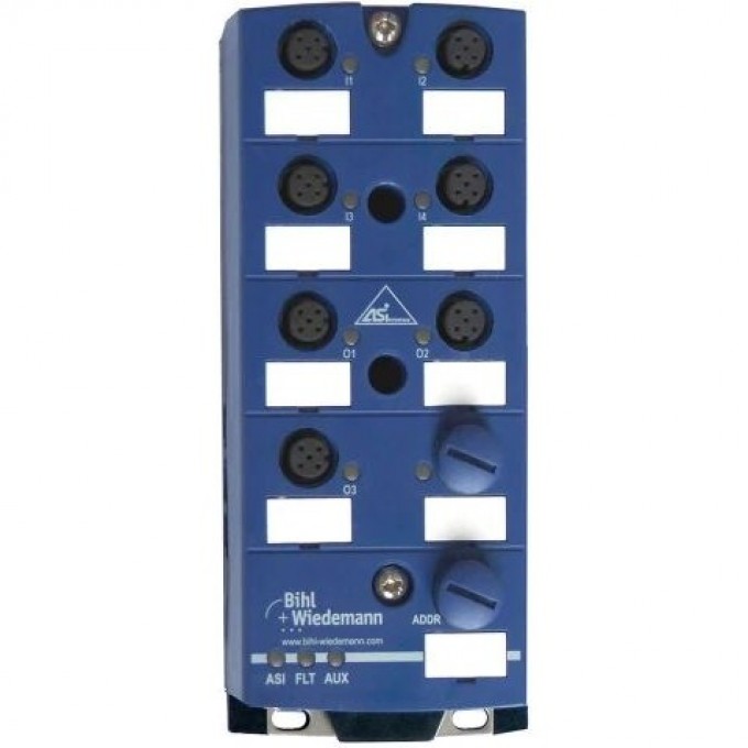 Цифровой модуль ввода-вывода ASi BIHL+WIEDEMANN IP67 M12 4 входа/3 выхода ASI-DIGITALES-E/A-MODUL,-IP67,-M12,-4E/3A