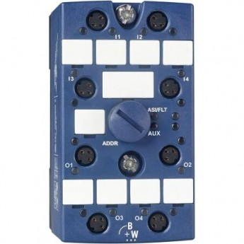 Цифровой модуль ввода-вывода ASi BIHL+WIEDEMANN IP67 M8 4 входа/4 выхода ASI-DIGITALES-E/A-MODUL,-IP67,-M8,-4E/4A
