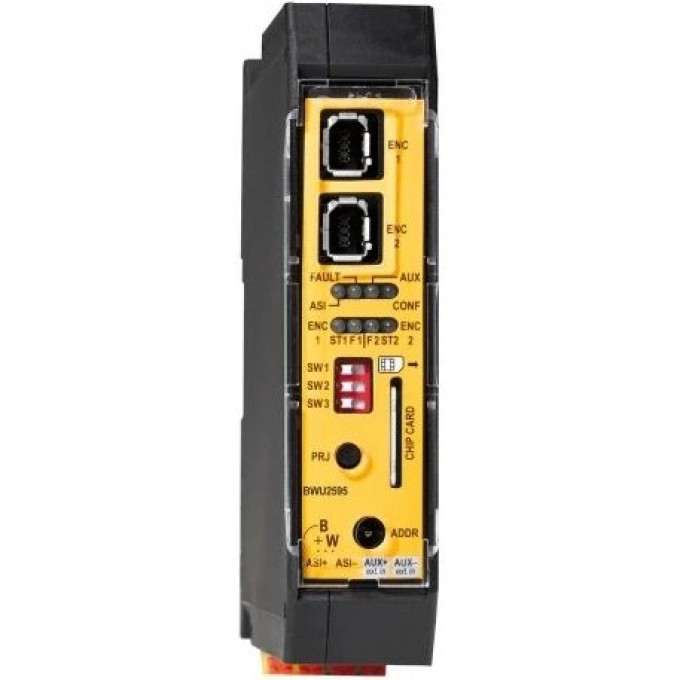 Модуль контроля скорости BIHL+WIEDEMANN Modular для 2 HTL энкодеров ASI-DREHZAHLW?CHTER-MODULAR-F?R-2-DREHGEBER,-HTL