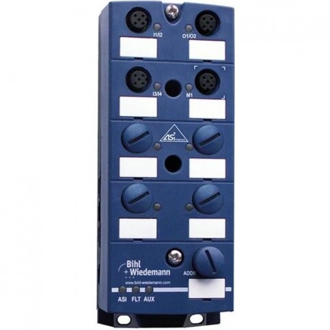Моторный модуль ASi BIHL+WIEDEMANN IP67 M12 для 24 В DC моторов 4E/2A ASI-MOTORMODUL,-IP67,-M12-F?R-24-V-DC-MOTOR,-4E/2A