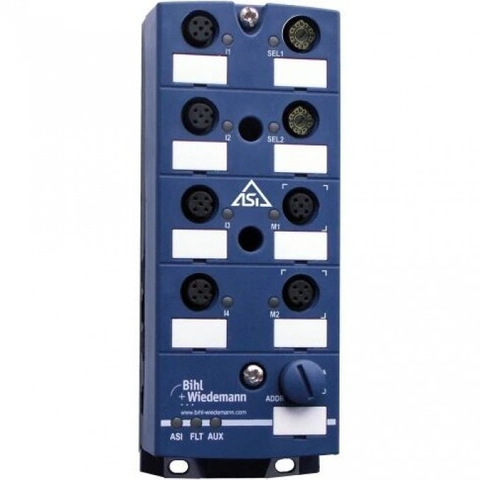 Модуль ASi BIHL+WIEDEMANN IP67 M12 для 24В мотор-роликов 2 привода/4 входа ASI-MOTORMODUL,-IP67,-M12-F?R-24V-MOTORROLLEN,-2M/4I