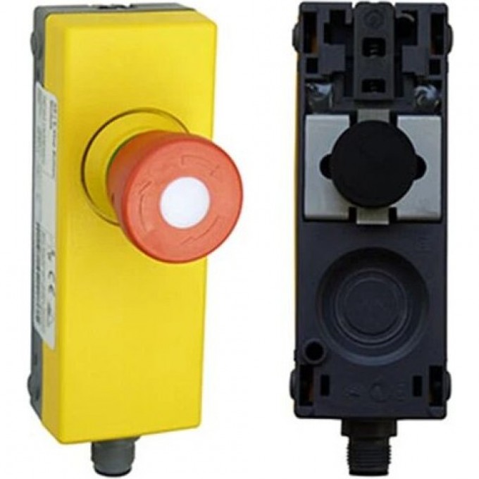 Модуль ASi NOT-HALT-Tastermodul BIHL+WIEDEMANN с подсветкой (красный/зеленый) и магнитной фиксацией ASI-NOT-HALT-TASTERMODUL,-BELEUCHTET-(ROT/GR?N),-MAGNET