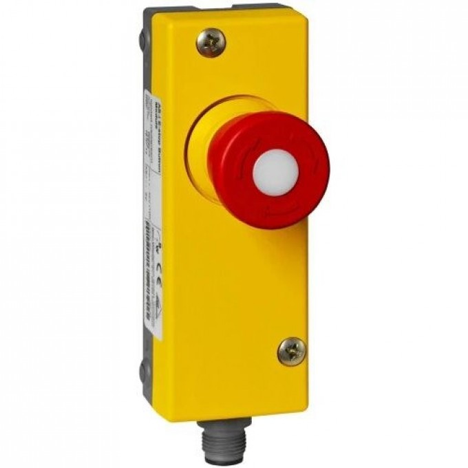 Модуль ASi кнопки аварийной остановки BIHL+WIEDEMANN с подсветкой (красный/зеленый) для винтового монтажа ASI-NOT-HALT-TASTERMODUL,-BELEUCHTET-(ROT/GR?N),-SCHRAUBMONTAGE