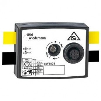 Пассивный распределитель BIHL+WIEDEMANN ASi/AUX на 1 x M12-розетку, 5-контактный, глубина 28 мм PASSIVVERTEILER-ASI/AUX-AUF-1-X-M12-BUCHSEN,-5-POLIG,-28-MM-TIEF,-IP67