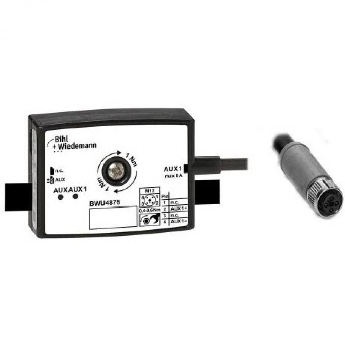 Пассивный распределитель BIHL+WIEDEMANN AUX на 1 x M12-кабельную розетку, прямая, T-кодированная, 4-полюсная, 25 мм глубокий 4-POLIG,-25-MM-TIEF,-IP67 PASSIVVERTEILER-AUX-AUF-1-X-M12-KABELBUCHSE,-GERADE,-T-KODIERT,-