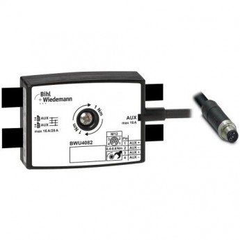 Пассивный распределитель BIHL+WIEDEMANN AUX 16A/20A на 1 x M12 Power-кабельный штекер, прямой, L-кодированный, 4-полюсный, 25 мм глубокий PASSIVVERTEILER-AUX,-16A/20A,-AUF-1-X-M12-POWER-KABELSTECKER,-GERADE,-L-KODIERT,-4-POLIG,-25-MM-TIEF,-IP67