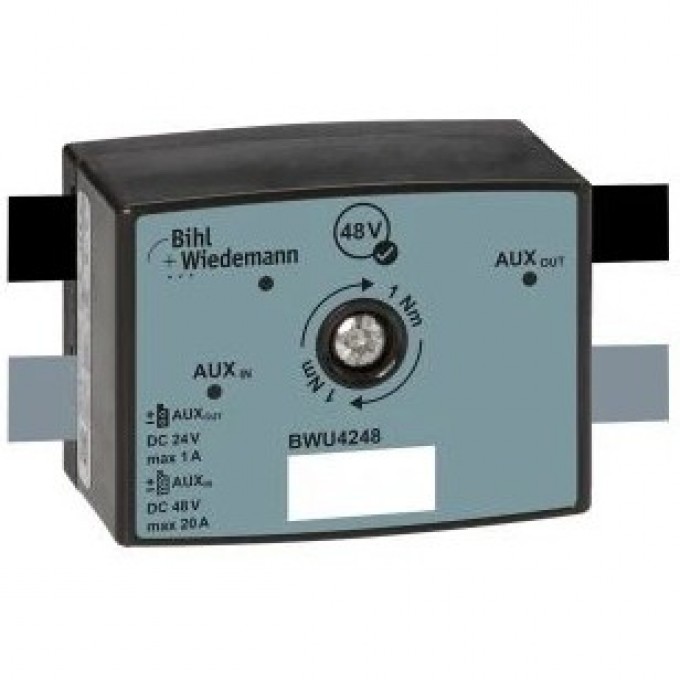 Преобразователь напряжения BIHL+WIEDEMANN 48 В/24 В, 1 А, профильный кабель AUX 48 В на AUX 24 В, 35 мм -V-PROFILKABEL,-35-MM,-IP67 SPANNUNGSWANDLER-48-V/24-V,-1-A,-AUX-48-V-PROFILKABEL-AUF-AUX-24